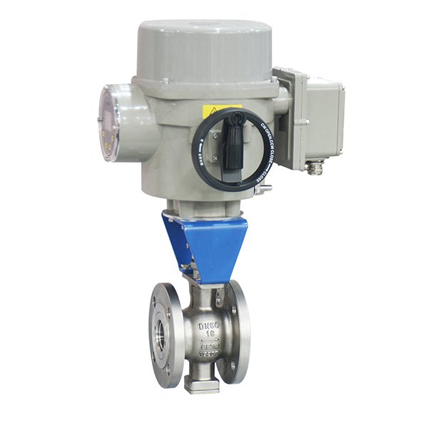 Electric V-port Flanged Ball Valve — PVPeW 2026