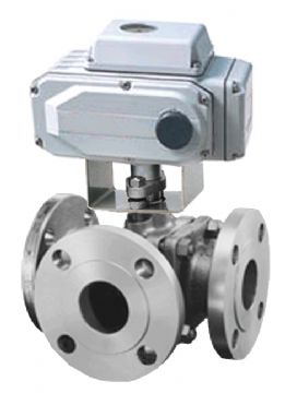 Electric Three-way Ball Valve — PVPeW 2026