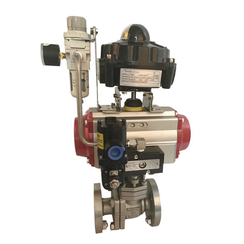 Pneumatic fluorine-coated ball valve — PVPeW 2026
