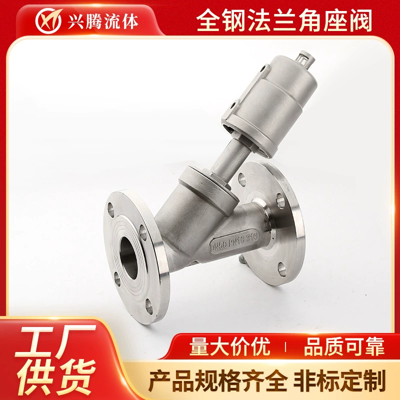Full Stainless Steel Flanged Angle Seat Valve — PVPeW 2026