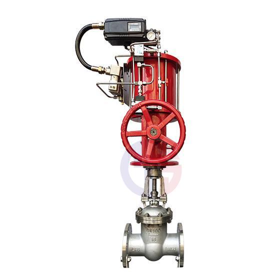 Pneumatic stainless steel gate valve — PVPeW 2026
