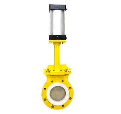Pneumatic Ceramic Knife Gate Valve, Model PZV73TC — PVPeW 2026