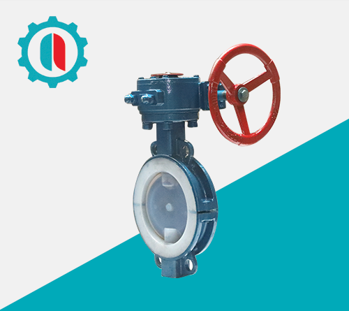Fluorine-coated turbine wafer butterfly valve — PVPeW 2026