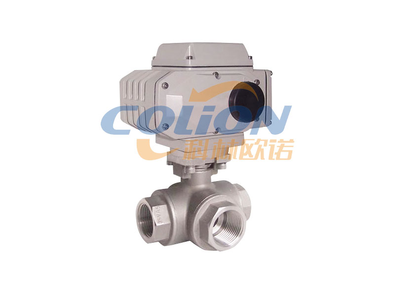 Electric three-way ball valve — PVPeW 2026