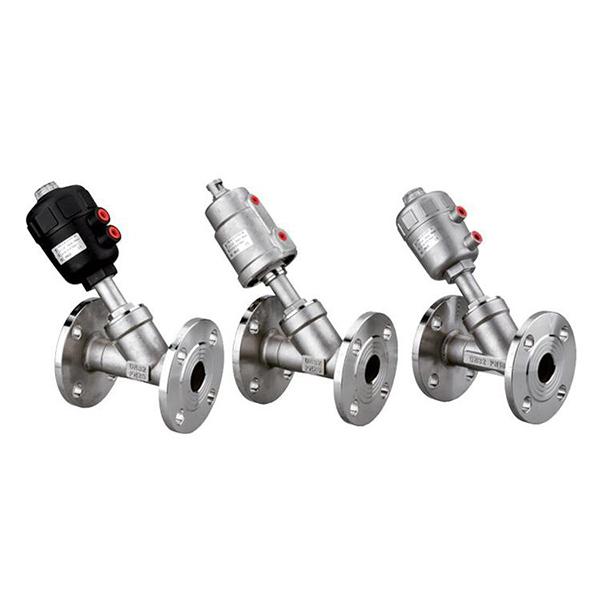 Pneumatic Flanged Angle Seat Valve — PVPeW 2026
