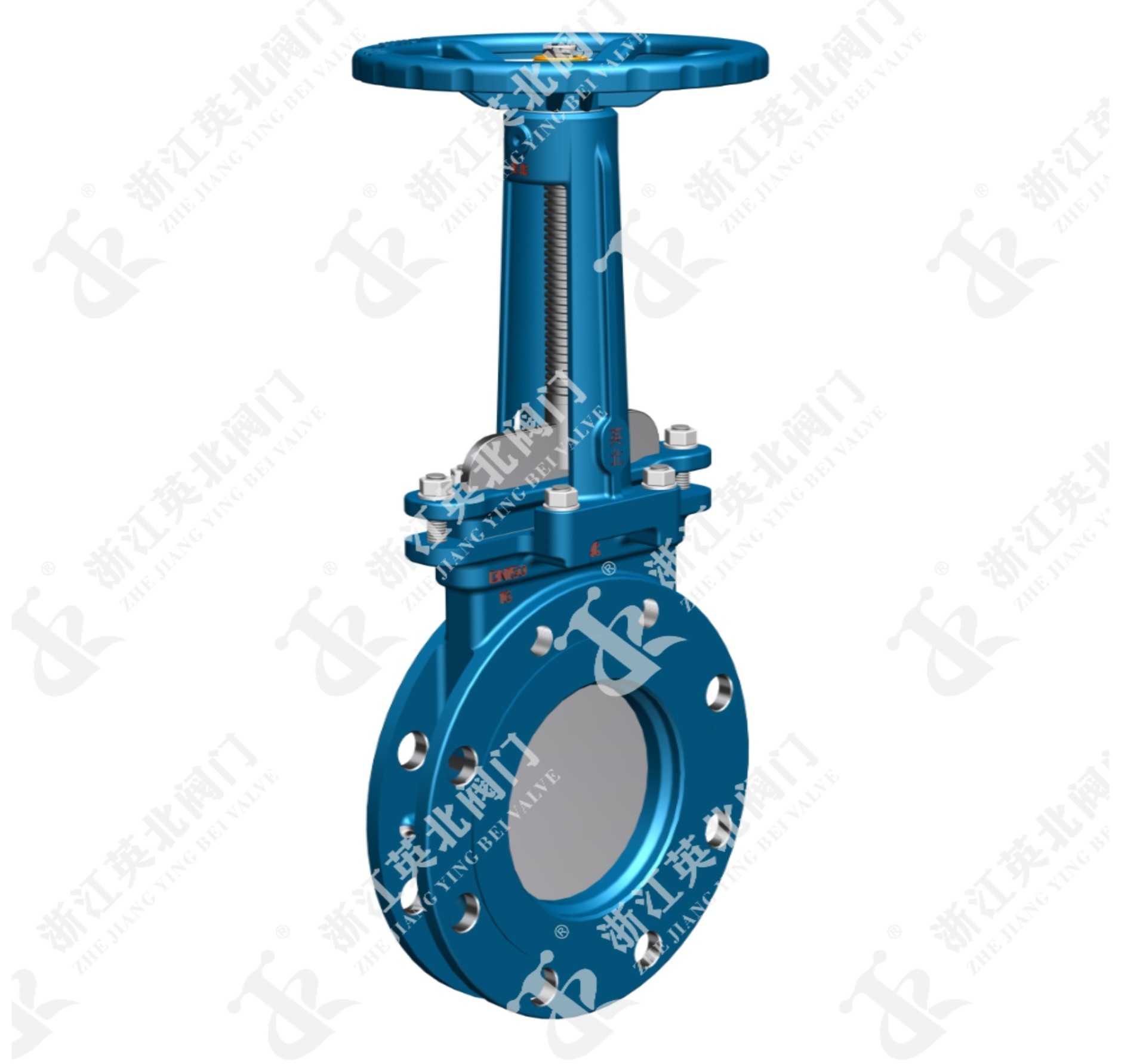 Manual lever-type knife gate valve KPZ73 — PVPeW 2026