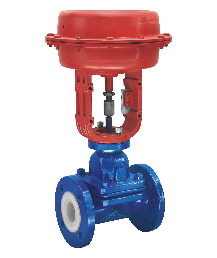 Fluorine-coated diaphragm valve — PVPeW 2026