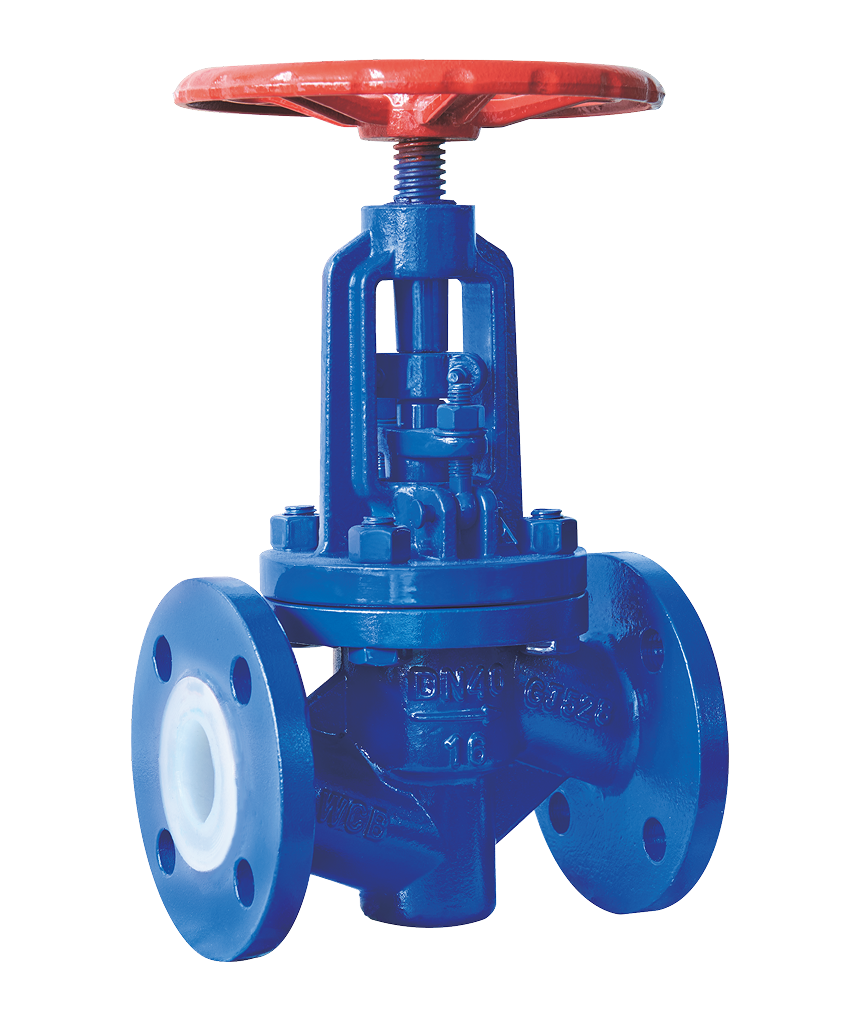 Fluorine-coated stop valve — PVPeW 2026