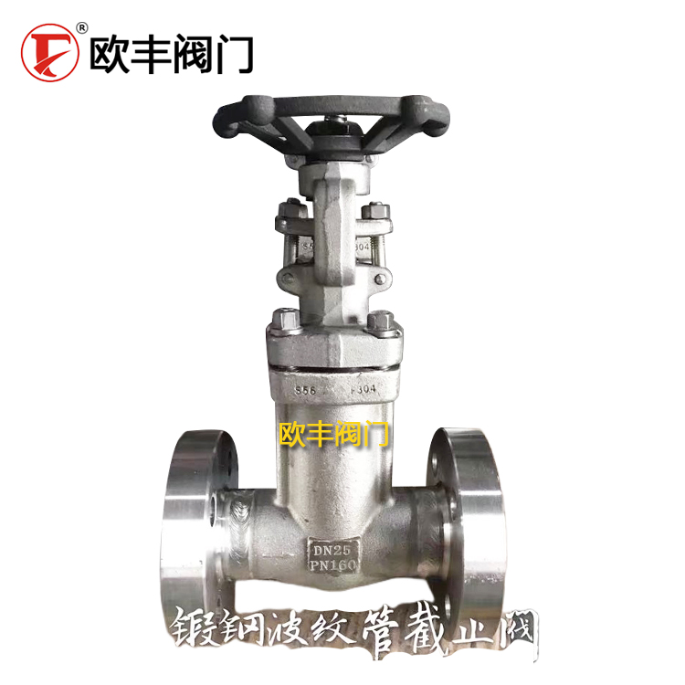 Forged stainless steel corrugated pipe stop valve — PVPeW 2026