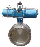 Pneumatic flanged butterfly valve — PVPeW 2026