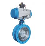 Pneumatic hard-sealed flange butterfly valve — PVPeW 2026