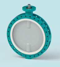 U-shaped fluorine-coated butterfly valve — PVPeW 2026