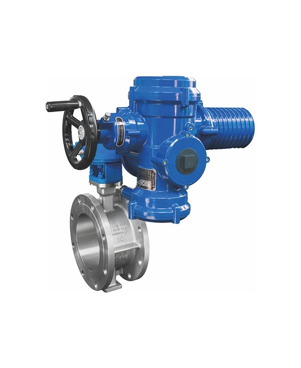 Electric three eccentric butterfly valve — PVPeW 2026