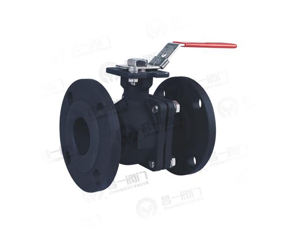 Two-piece high-platform flanged ball valve — PVPeW 2026