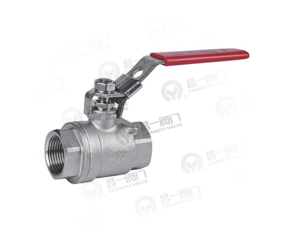 Two-piece threaded ball valve — PVPeW 2026
