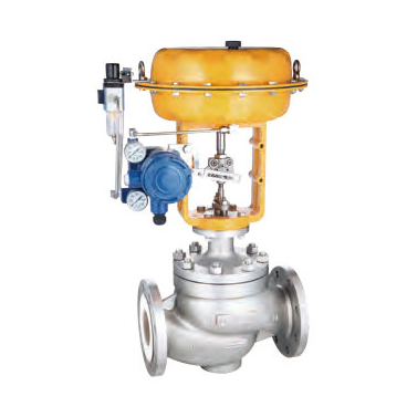 Pneumatic fluorine-coated regulating valve — PVPeW 2026