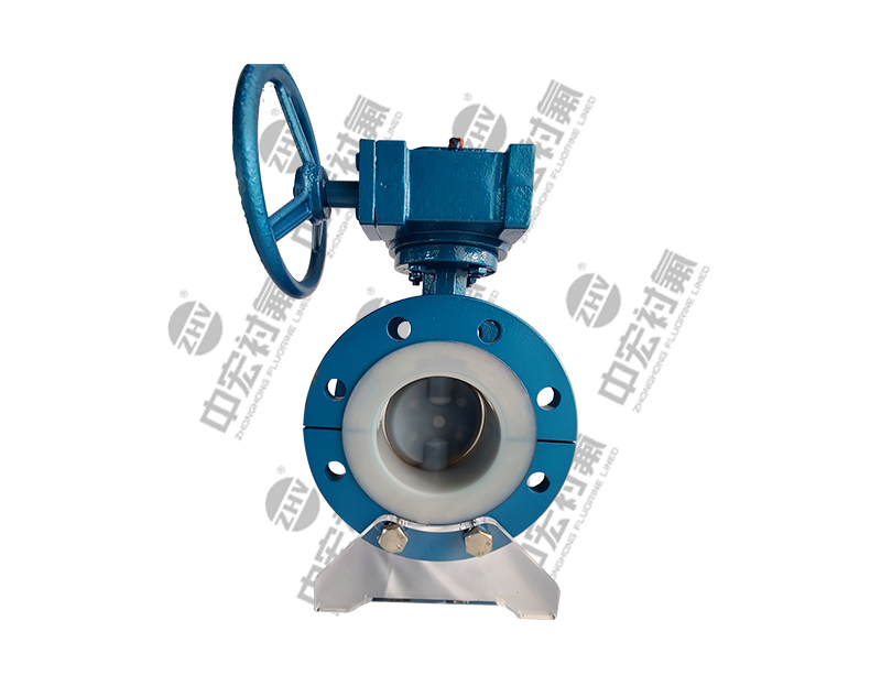 Flanged fluoroplastic butterfly valve — PVPeW 2026