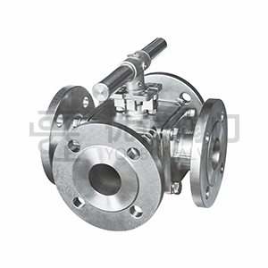 Threaded four-way ball valve — PVPeW 2026