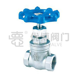 Stainless steel internal thread gate valve — PVPeW 2026