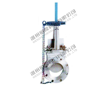 Chain wheel driven knife gate valve — PVPeW 2026