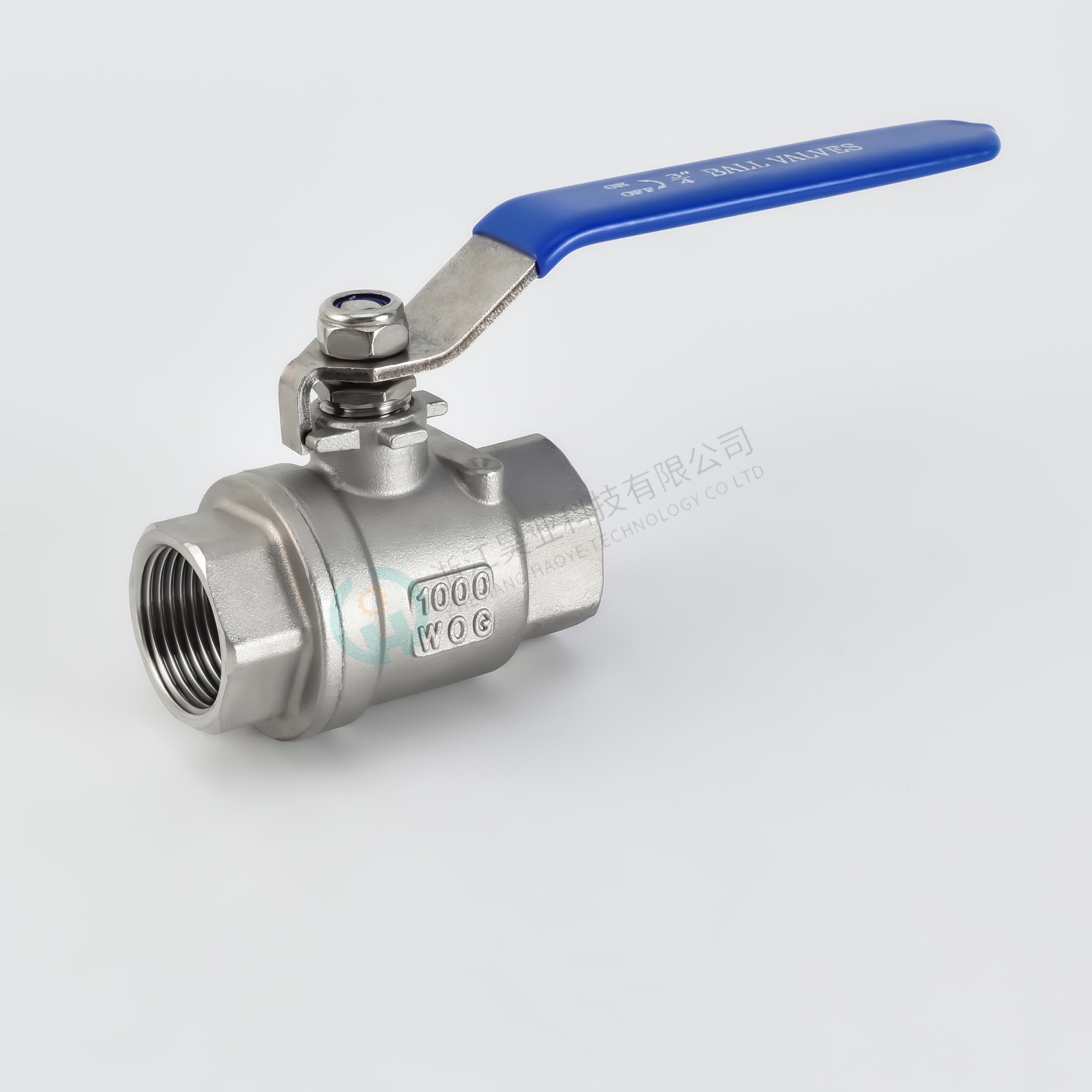 Stainless Steel 2‑Piece Threaded Ball Valve — PVPeW 2026